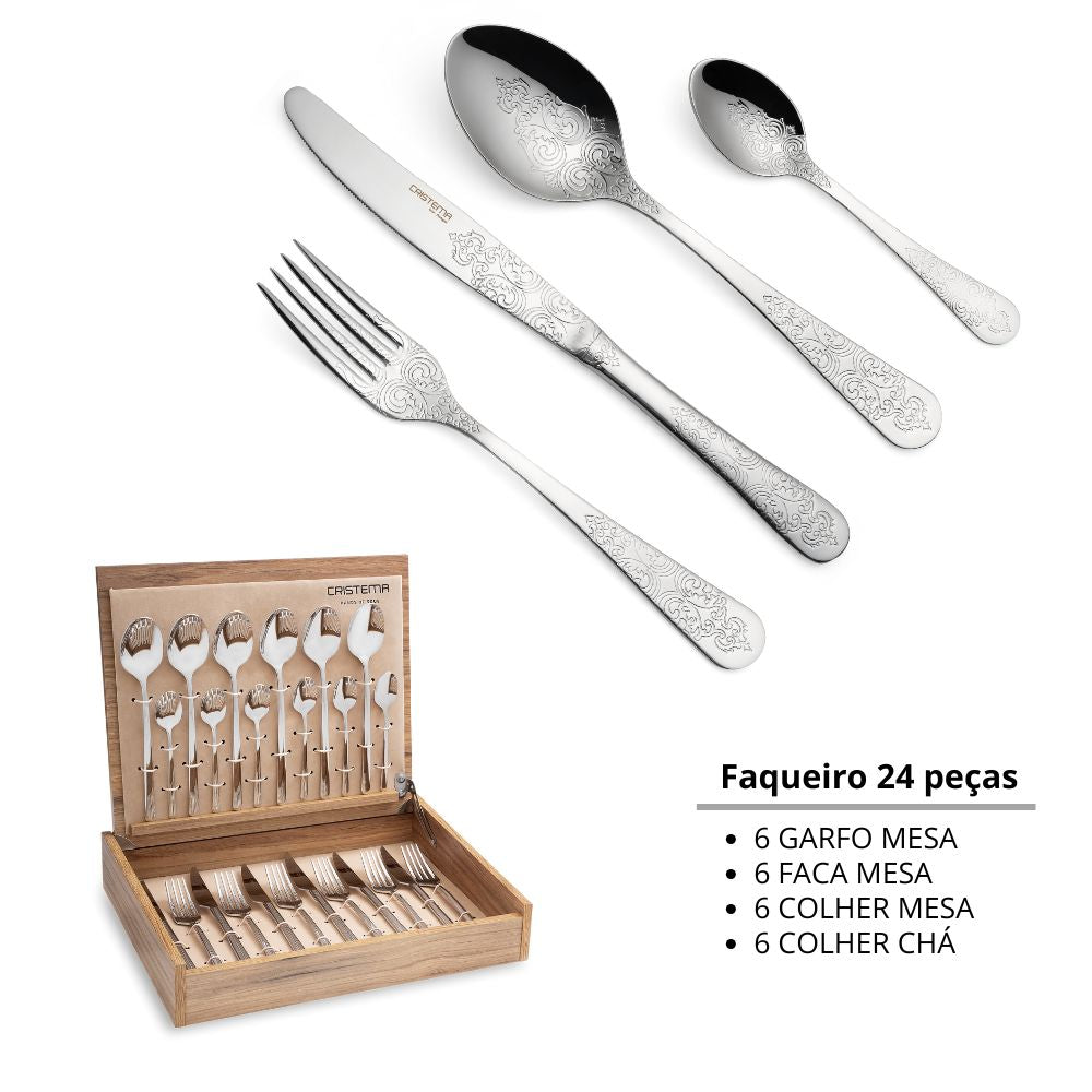 Faqueiro completo Cristema Antique