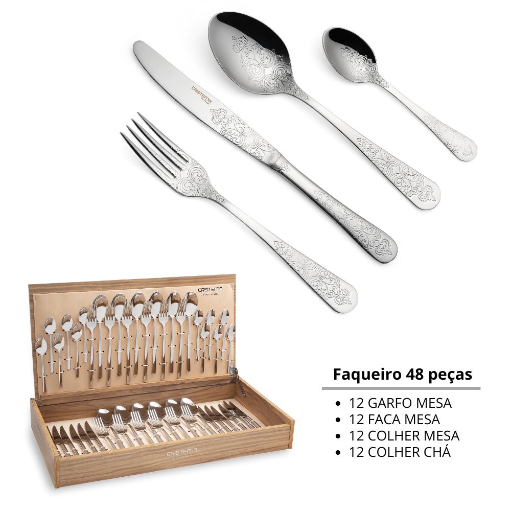 Faqueiro completo Cristema Antique