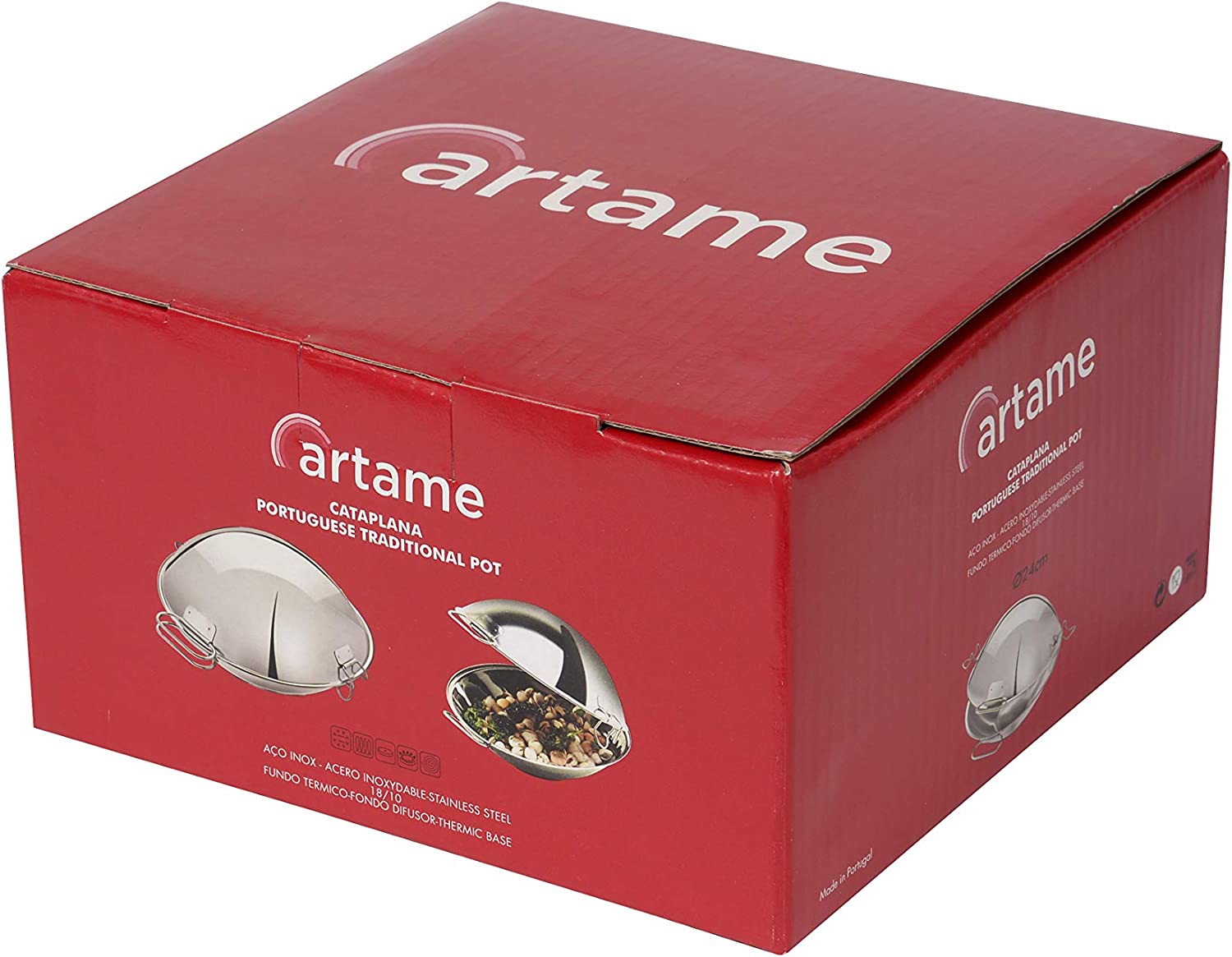 Cataplana Inox com fundo térmico - Artame