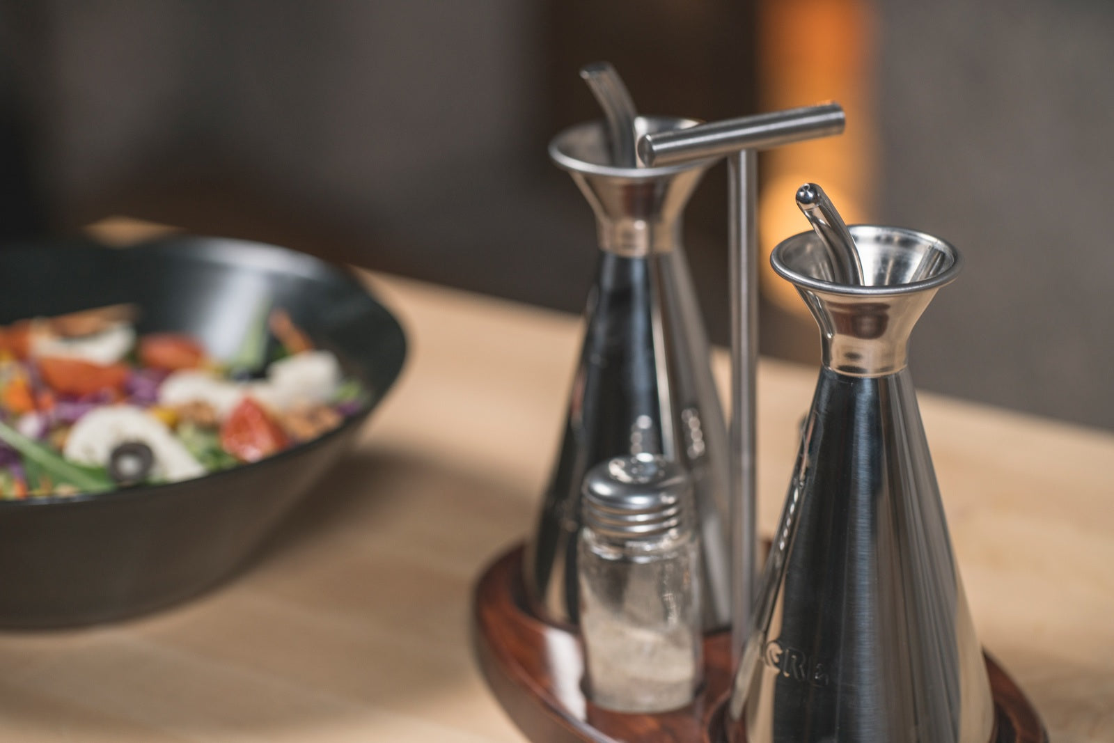 Galheteiro inox anti gota