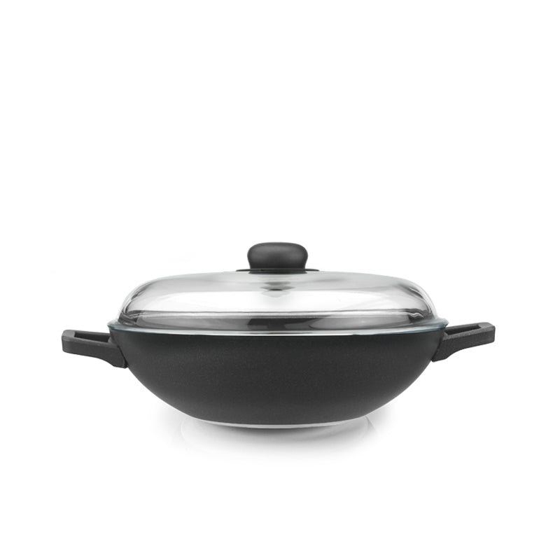 Wok aluminio fundido com tampa Natura Celar