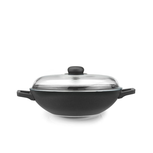 Wok aluminio fundido com tampa Natura Celar