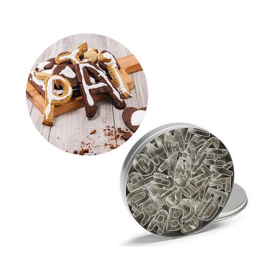 Conjunto corta massas letras