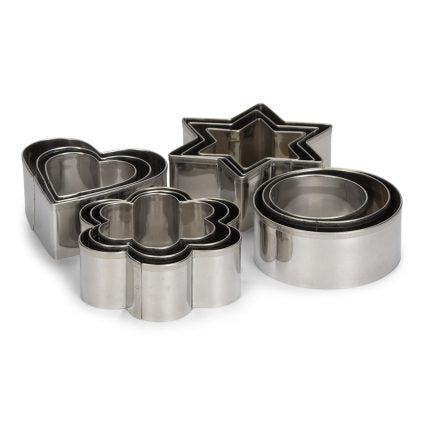 Conjunto 12 corta massas variados - Patisse