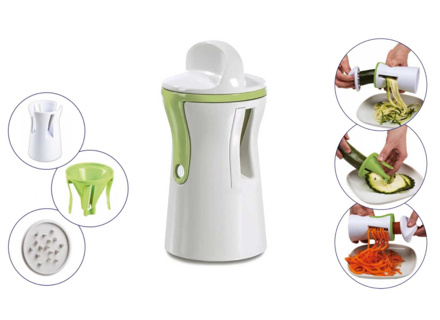 Espiralizador de legumes easy - Ghidini